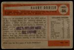 1954 Bowman #86 Harry Dorish<br />B54B 02 5959<br /><a class='button AddToCart' data-ajax='true' data-ajax-mode='replace' data-ajax-update='#cart-info' href='/AddToCart?itemId=7031429&quantity=1&type=0'>Add To Cart</a>