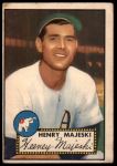 1952 Topps #112 Hank Majeski<br />B52T 02 2653<br /><a class='button AddToCart' data-ajax='true' data-ajax-mode='replace' data-ajax-update='#cart-info' href='/AddToCart?itemId=7031433&quantity=1&type=0'>Add To Cart</a>