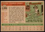 1955 Topps #139 Steve Kraly<br />B55T 03 2521<br /><a class='button AddToCart' data-ajax='true' data-ajax-mode='replace' data-ajax-update='#cart-info' href='/AddToCart?itemId=7031565&quantity=1&type=0'>Add To Cart</a>