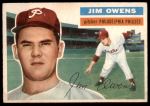 1956 Topps #114 GRY Jim Owens<br />B56T 05 8950<br /><a class='button AddToCart' data-ajax='true' data-ajax-mode='replace' data-ajax-update='#cart-info' href='/AddToCart?itemId=7032451&quantity=1&type=0'>Add To Cart</a>
