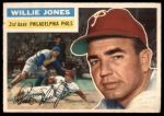 1956 Topps #127 GRY Willie Jones<br />B56T 05 8957<br /><a class='button AddToCart' data-ajax='true' data-ajax-mode='replace' data-ajax-update='#cart-info' href='/AddToCart?itemId=7032460&quantity=1&type=0'>Add To Cart</a>