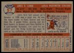1957 Topps #57 Jim Lemon<br />B57T 09 7676<br /><a class='button AddToCart' data-ajax='true' data-ajax-mode='replace' data-ajax-update='#cart-info' href='/AddToCart?itemId=7032489&quantity=1&type=0'>Add To Cart</a>
