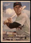 1957 Topps #22 Jerry Snyder<br />B57T 09 7683<br /><a class='button AddToCart' data-ajax='true' data-ajax-mode='replace' data-ajax-update='#cart-info' href='/AddToCart?itemId=7032496&quantity=1&type=0'>Add To Cart</a>