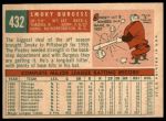 1959 Topps #432 Smoky Burgess<br />B59T 14 8879<br /><a class='button AddToCart' data-ajax='true' data-ajax-mode='replace' data-ajax-update='#cart-info' href='/AddToCart?itemId=7032511&quantity=1&type=0'>Add To Cart</a>