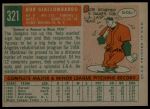 1959 Topps #321 OPT Bob Giallombardo<br />B59T 14 8958<br /><a class='button AddToCart' data-ajax='true' data-ajax-mode='replace' data-ajax-update='#cart-info' href='/AddToCart?itemId=7032594&quantity=1&type=0'>Add To Cart</a>