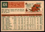 1959 Topps #424 Ken Aspromonte<br />B59T 14 8978<br /><a class='button AddToCart' data-ajax='true' data-ajax-mode='replace' data-ajax-update='#cart-info' href='/AddToCart?itemId=7032614&quantity=1&type=0'>Add To Cart</a>