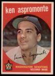 1959 Topps #424 Ken Aspromonte<br />B59T 14 8978<br /><a class='button AddToCart' data-ajax='true' data-ajax-mode='replace' data-ajax-update='#cart-info' href='/AddToCart?itemId=7032614&quantity=1&type=0'>Add To Cart</a>