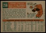 1959 Topps #256 Jerry Davie<br />B59T 14 8993<br /><a class='button AddToCart' data-ajax='true' data-ajax-mode='replace' data-ajax-update='#cart-info' href='/AddToCart?itemId=7032629&quantity=1&type=0'>Add To Cart</a>
