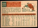 1959 Topps #272 Jerry Lumpe<br />B59T 14 9031<br /><a class='button AddToCart' data-ajax='true' data-ajax-mode='replace' data-ajax-update='#cart-info' href='/AddToCart?itemId=7032669&quantity=1&type=0'>Add To Cart</a>