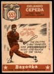 1959 Topps #553  -  Orlando Cepeda All-Star<br />B59T 14 9038<br /><a class='button AddToCart' data-ajax='true' data-ajax-mode='replace' data-ajax-update='#cart-info' href='/AddToCart?itemId=7032676&quantity=1&type=0'>Add To Cart</a>