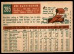 1959 Topps #285 Joe Cunningham<br />B59T 14 9067<br /><a class='button AddToCart' data-ajax='true' data-ajax-mode='replace' data-ajax-update='#cart-info' href='/AddToCart?itemId=7032706&quantity=1&type=0'>Add To Cart</a>