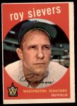 1959 Topps #340 Roy Sievers<br />B59T 14 9118<br /><a class='button AddToCart' data-ajax='true' data-ajax-mode='replace' data-ajax-update='#cart-info' href='/AddToCart?itemId=7032757&quantity=1&type=0'>Add To Cart</a>