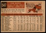 1959 Topps #547 Jim Baxes<br />B59T 14 9133<br /><a class='button AddToCart' data-ajax='true' data-ajax-mode='replace' data-ajax-update='#cart-info' href='/AddToCart?itemId=7032772&quantity=1&type=0'>Add To Cart</a>