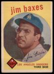 1959 Topps #547 Jim Baxes<br />B59T 14 9133<br /><a class='button AddToCart' data-ajax='true' data-ajax-mode='replace' data-ajax-update='#cart-info' href='/AddToCart?itemId=7032772&quantity=1&type=0'>Add To Cart</a>