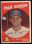1959 Topps #278 Chuck Essegian<br />B59T 14 9188<br /><a class='button AddToCart' data-ajax='true' data-ajax-mode='replace' data-ajax-update='#cart-info' href='/AddToCart?itemId=7032828&quantity=1&type=0'>Add To Cart</a>