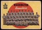 1959 Topps #397  Senators Team Checklist<br />B59T 14 9202<br /><a class='button AddToCart' data-ajax='true' data-ajax-mode='replace' data-ajax-update='#cart-info' href='/AddToCart?itemId=7032842&quantity=1&type=0'>Add To Cart</a>