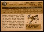 1960 Topps #416 Humberto Robinson<br />B60T 14 0694<br /><a class='button AddToCart' data-ajax='true' data-ajax-mode='replace' data-ajax-update='#cart-info' href='/AddToCart?itemId=7033282&quantity=1&type=0'>Add To Cart</a>