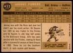 1960 Topps #422 John Powers<br />B60T 14 0725<br /><a class='button AddToCart' data-ajax='true' data-ajax-mode='replace' data-ajax-update='#cart-info' href='/AddToCart?itemId=7033313&quantity=1&type=0'>Add To Cart</a>