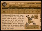 1960 Topps #272 Fred Green<br />B60T 14 0742<br /><a class='button AddToCart' data-ajax='true' data-ajax-mode='replace' data-ajax-update='#cart-info' href='/AddToCart?itemId=7033330&quantity=1&type=0'>Add To Cart</a>