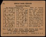1941 Uncle Sam #14  Semaphore Signals<br />P41G 00 6304<br /><a class='button AddToCart' data-ajax='true' data-ajax-mode='replace' data-ajax-update='#cart-info' href='/AddToCart?itemId=7033691&quantity=1&type=0'>Add To Cart</a>