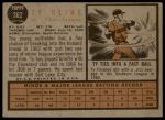 1962 Topps #362 Ty Cline<br />B62T 12 4574<br /><a class='button AddToCart' data-ajax='true' data-ajax-mode='replace' data-ajax-update='#cart-info' href='/AddToCart?itemId=7034747&quantity=1&type=0'>Add To Cart</a>
