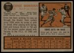1962 Topps #231 Ernie Bowman<br />B62T 12 4674<br /><a class='button AddToCart' data-ajax='true' data-ajax-mode='replace' data-ajax-update='#cart-info' href='/AddToCart?itemId=7034849&quantity=1&type=0'>Add To Cart</a>