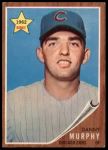 1962 Topps #119 NRM Danny Murphy<br />B62T 12 4769<br /><a class='button AddToCart' data-ajax='true' data-ajax-mode='replace' data-ajax-update='#cart-info' href='/AddToCart?itemId=7034955&quantity=1&type=0'>Add To Cart</a>