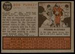 1962 Topps #120 GRN Bob Purkey<br />B62T 12 4770<br /><a class='button AddToCart' data-ajax='true' data-ajax-mode='replace' data-ajax-update='#cart-info' href='/AddToCart?itemId=7034956&quantity=1&type=0'>Add To Cart</a>