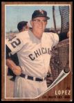 1962 Topps #286 Al Lopez<br />B62T 12 4866<br /><a class='button AddToCart' data-ajax='true' data-ajax-mode='replace' data-ajax-update='#cart-info' href='/AddToCart?itemId=7035052&quantity=1&type=0'>Add To Cart</a>