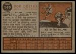 1962 Topps #149 GRN Bob Duliba<br />B62T 12 4930<br /><a class='button AddToCart' data-ajax='true' data-ajax-mode='replace' data-ajax-update='#cart-info' href='/AddToCart?itemId=7035117&quantity=1&type=0'>Add To Cart</a>