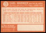1964 Topps #179 Carl Warwick<br />B64T 12 6796<br /><a class='button AddToCart' data-ajax='true' data-ajax-mode='replace' data-ajax-update='#cart-info' href='/AddToCart?itemId=7035462&quantity=1&type=0'>Add To Cart</a>