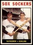 1964 Topps #182  -  Carl Yastrzemski / Chuck Schilling Sox Sockers<br />B64T 12 6797<br /><a class='button AddToCart' data-ajax='true' data-ajax-mode='replace' data-ajax-update='#cart-info' href='/AddToCart?itemId=7035463&quantity=1&type=0'>Add To Cart</a>