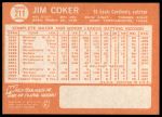1964 Topps #211 Jim Coker<br />B64T 12 6800<br /><a class='button AddToCart' data-ajax='true' data-ajax-mode='replace' data-ajax-update='#cart-info' href='/AddToCart?itemId=7035466&quantity=1&type=0'>Add To Cart</a>