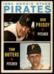 1964 Topps #74  -  Bob Priddy / Tom Butters Pirates Rookies<br />B64T 12 6852<br /><a class='button AddToCart' data-ajax='true' data-ajax-mode='replace' data-ajax-update='#cart-info' href='/AddToCart?itemId=7035526&quantity=1&type=0'>Add To Cart</a>
