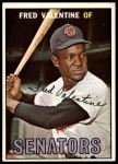 1967 Topps #64 Fred Valentine<br />B67T 14 3997<br /><a class='button AddToCart' data-ajax='true' data-ajax-mode='replace' data-ajax-update='#cart-info' href='/AddToCart?itemId=7036012&quantity=1&type=0'>Add To Cart</a>