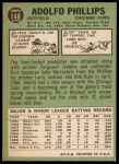 1967 Topps #148 Adolfo Phillips<br />B67T 14 4081<br /><a class='button AddToCart' data-ajax='true' data-ajax-mode='replace' data-ajax-update='#cart-info' href='/AddToCart?itemId=7036097&quantity=1&type=0'>Add To Cart</a>