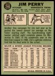 1967 Topps #246 Jim Perry<br />B67T 14 4164<br /><a class='button AddToCart' data-ajax='true' data-ajax-mode='replace' data-ajax-update='#cart-info' href='/AddToCart?itemId=7036180&quantity=1&type=0'>Add To Cart</a>