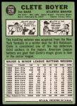 1967 Topps #328 Clete Boyer<br />B67T 14 4201<br /><a class='button AddToCart' data-ajax='true' data-ajax-mode='replace' data-ajax-update='#cart-info' href='/AddToCart?itemId=7036217&quantity=1&type=0'>Add To Cart</a>