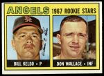 1967 Topps #367  -  Bill Kelso / Don Wallace Angels Rookies<br />B67T 14 4230<br /><a class='button AddToCart' data-ajax='true' data-ajax-mode='replace' data-ajax-update='#cart-info' href='/AddToCart?itemId=7036246&quantity=1&type=0'>Add To Cart</a>