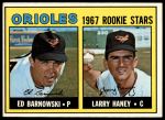 #507 Orioles Rookies Larry Haney / Ed Barnowski 