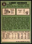 1967 Topps #498 Larry Dierker<br />B67T 14 4432<br /><a class='button AddToCart' data-ajax='true' data-ajax-mode='replace' data-ajax-update='#cart-info' href='/AddToCart?itemId=7036450&quantity=1&type=0'>Add To Cart</a>