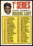 1967 Topps #62 T  -  Frank Robinson Checklist 1<br />B67T 14 4537<br /><a class='button AddToCart' data-ajax='true' data-ajax-mode='replace' data-ajax-update='#cart-info' href='/AddToCart?itemId=7036555&quantity=1&type=0'>Add To Cart</a>