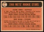 1966 Topps #67  -  Cleon Jones / Dick Selma Mets Rookies<br />B66T 14 3203<br /><a class='button AddToCart' data-ajax='true' data-ajax-mode='replace' data-ajax-update='#cart-info' href='/AddToCart?itemId=7036652&quantity=1&type=0'>Add To Cart</a>