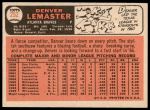 1966 Topps #252 Denver Lemaster<br />B66T 14 3236<br /><a class='button AddToCart' data-ajax='true' data-ajax-mode='replace' data-ajax-update='#cart-info' href='/AddToCart?itemId=7036685&quantity=1&type=0'>Add To Cart</a>