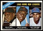 1966 Topps #217  -  Willie Mays / Willie McCovey / Billy Williams NL HR Leaders<br />B66T 14 3293<br /><a class='button AddToCart' data-ajax='true' data-ajax-mode='replace' data-ajax-update='#cart-info' href='/AddToCart?itemId=7036743&quantity=1&type=0'>Add To Cart</a>