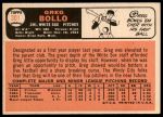 1966 Topps #301 Greg Bollo<br />B66T 14 3299<br /><a class='button AddToCart' data-ajax='true' data-ajax-mode='replace' data-ajax-update='#cart-info' href='/AddToCart?itemId=7036749&quantity=1&type=0'>Add To Cart</a>