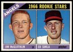 1966 Topps #417  -  Jim McGlothlin / Ed Sukla Angels Rookies<br />B66T 14 3968<br /><a class='button AddToCart' data-ajax='true' data-ajax-mode='replace' data-ajax-update='#cart-info' href='/AddToCart?itemId=7036943&quantity=1&type=0'>Add To Cart</a>