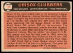 1966 Topps #199  -  Johnny Romano / Floyd Robinson / Bill Skowron ChiSox Sluggers<br />B66T 14 3445<br /><a class='button AddToCart' data-ajax='true' data-ajax-mode='replace' data-ajax-update='#cart-info' href='/AddToCart?itemId=7036964&quantity=1&type=0'>Add To Cart</a>