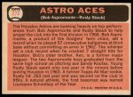 1966 Topps #273  -  Rusty Staub / Bob Aspromonte Astros Aces<br />B66T 14 3486<br /><a class='button AddToCart' data-ajax='true' data-ajax-mode='replace' data-ajax-update='#cart-info' href='/AddToCart?itemId=7037047&quantity=1&type=0'>Add To Cart</a>