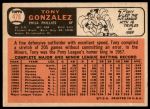 1966 Topps #478 Tony Gonzalez<br />B66T 14 4071<br /><a class='button AddToCart' data-ajax='true' data-ajax-mode='replace' data-ajax-update='#cart-info' href='/AddToCart?itemId=7037149&quantity=1&type=0'>Add To Cart</a>
